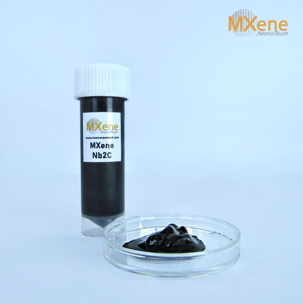 Nb2C MXene, delaminated paste